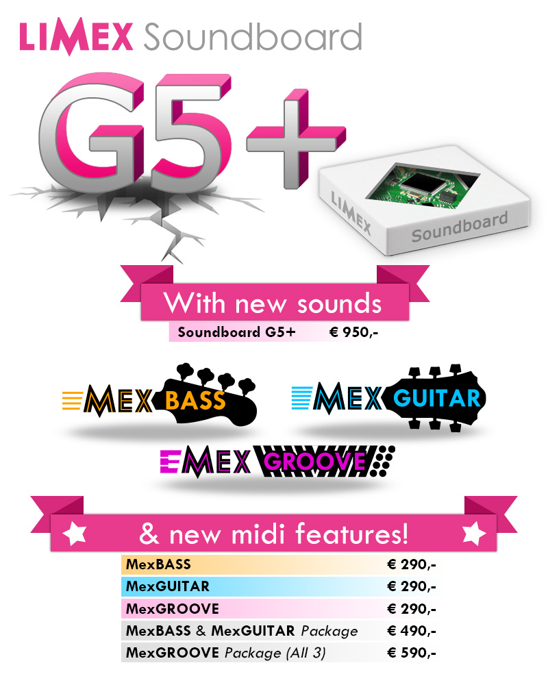 Limex Soundboard G5 MexBASS & MexGUITAR & MexGROOVE